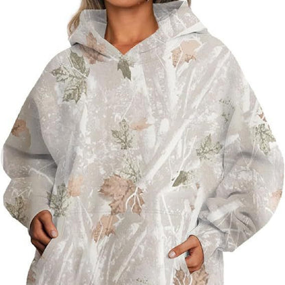 Unisex Maple Leaf Hoodie | Oversized
