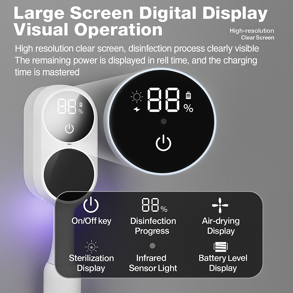 Sleek Toothbrush Sterilizer